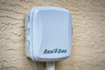Rain Bird RC2 Smart Wi-Fi Controller On Wall Door Closed