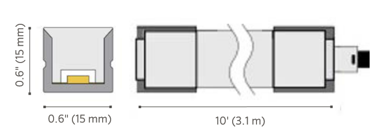 fx luminaire srp 10 rgbw 10 color changi srp rgbw dimensions FX Luminaire SRPCHN