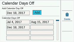 hunter acc2 a2c1200p 12 up to 54 station advanced feature acc2 calendar days off Hunter Irrigation 889900