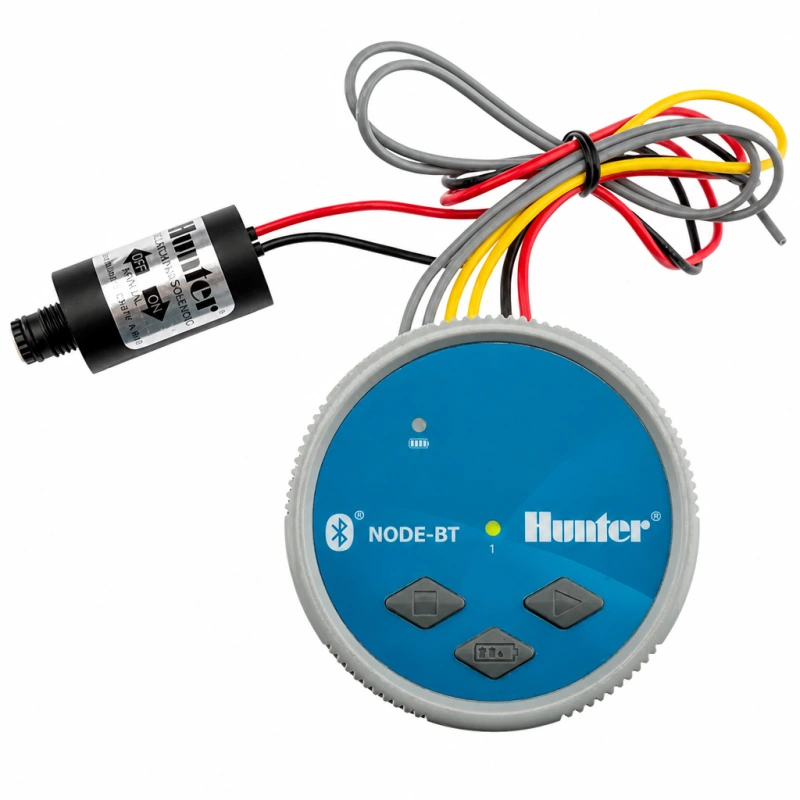 Hunter NODE-BT 1 Station Bluetooth Battery Controller with DC Solenoid (NODE-BT-100)