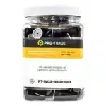 Pro-Trade Black/Gray Wire Connector #22-#8, 100-Pack Canister (PT-WC3-BKGY-100)