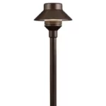 FX Luminaire TM 12" Path Light Aluminum Bronze Finish, No Lamp (TM-NL-12R-BZ)