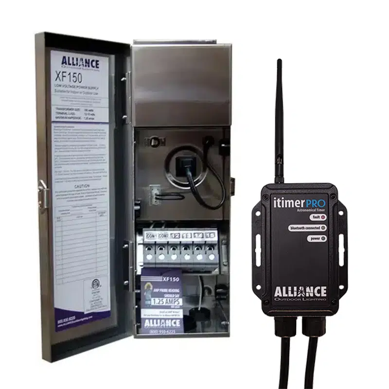 Alliance XF150 PRO Alliance 150W XF Lighting Transformer and itimerPRO Bluetooth Timer (XF150-PRO)