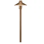 FX Luminaire CPL7 Path Light 18 in. Riser Brass Antique Bronze Finish 1.6W 2700K LED (C-PL-7LED-20W-18R-AB)