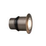 FX Luminaire Cora CN-51 In-Grade Well Light Ring, Bronze, 26' Lead, No Lamp (CN-51-NL-RG-AB-XL)