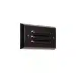 Alliance SL25 6" 2700K Black Brass Louvered Face Step Light (SL25-LED-BLK)