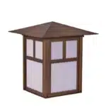 Alliance POST100 12" Brass Post Light, No Lamp (POST100)
