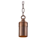 Alliance HL100-bt Bluetooth Hanging Down Light, Color Changing LED, Brass with Frosted Lens (HL100-bt)