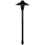 Unique Lighting Systems Neutron 18" 2W 2700K LED Aluminium Path Light, Black (NU18-L227-BK)