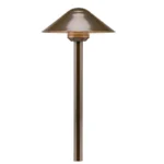 FX Luminaire CA Path Light 18" Riser Aluminum Bronze Finish, No Lamp (CA-A-NL-18R-BZ)
