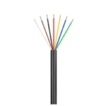 Service Wire 100' 18-10 10-Strand Muti-Color Black Irrigation Wire Roll (22002010)