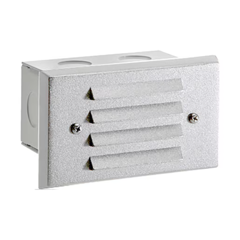 Vista 4242 4" 1.5W White Aluminum Louver Step Light (SL-4242-W-150-W-G4)