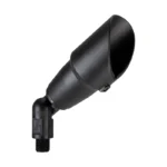 Vista 2216 Aluminum Housing Black Up Light, No Lamp (GR-2216-B-NL)