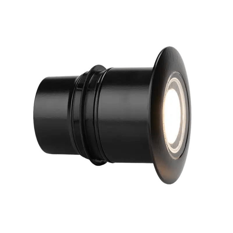 FX Luminaire Cora CN-51 4W MR16 2700K LED In-Grade Well Light Ring, Black (CN-51-LED20WFL-RG-FB)