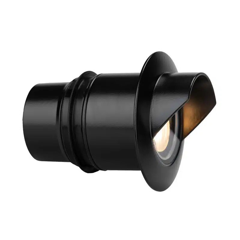 FX Luminaire Cora CN-51 Luxor ZD 5W MR16 LED In-Grade Well Light Cowling, Black (CN-51-ZD35WFL-CW-FB)