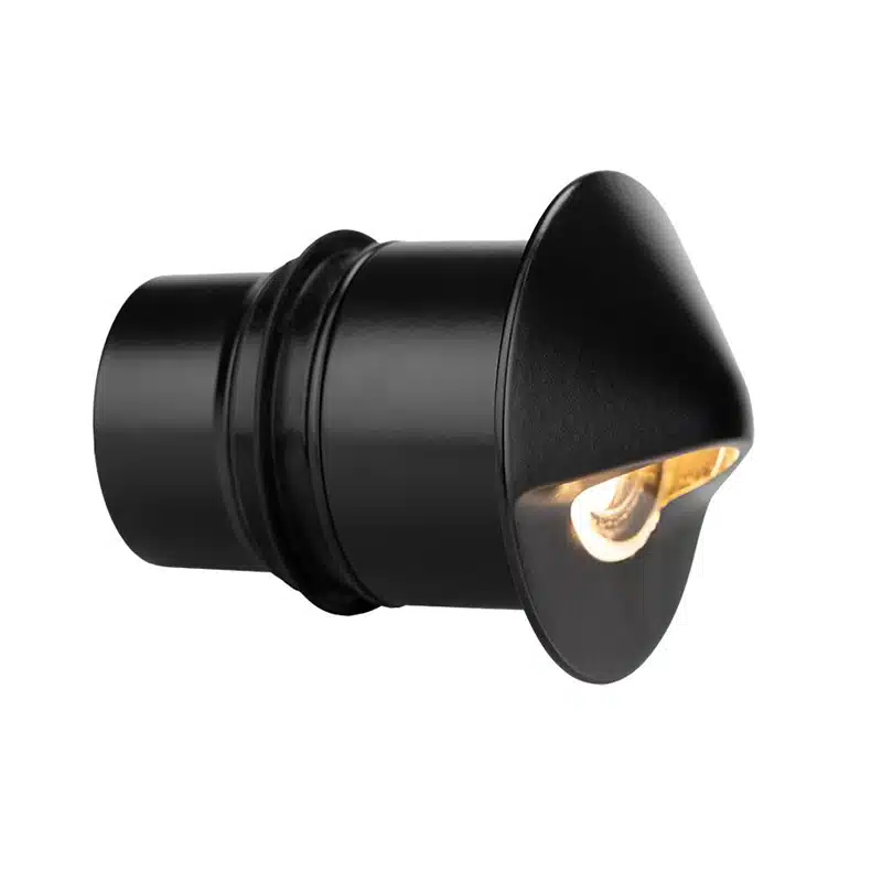 FX Luminaire Cora CN-51 Luxor ZD 5W MR16 LED In-Grade Well Light Round, Black (CN-51-ZD35WFL-RD-FB)