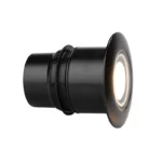 FX Luminaire Cora CN-51 4W MR16 2700K LED In-Grade Well Light Ring, Black (CN-51-LED20WFL-RG-FB)