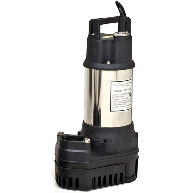 Atlantic PAF-75 1 HP 5950GPH Solids Handling Pond and Waterfall Pump (PAF75)