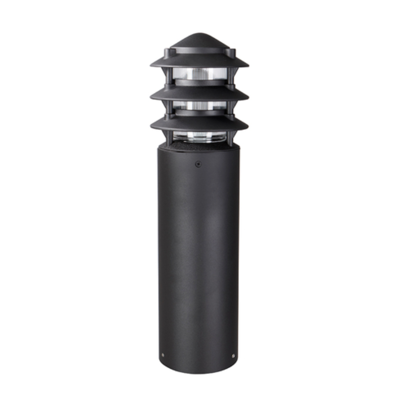 Vista BR-8230 20" 2.5W LED Black Alluminum Bollard Path Light (BR-8230-B-150-W-G4)