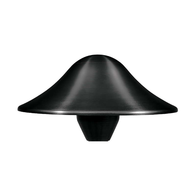 Alliance AL850 Black Brass Area Light Hat Assembly 8" (AL850-BLK)
