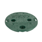 Oldcastle Precast 708 Carson 6 in Round Green Lid for Valve Box