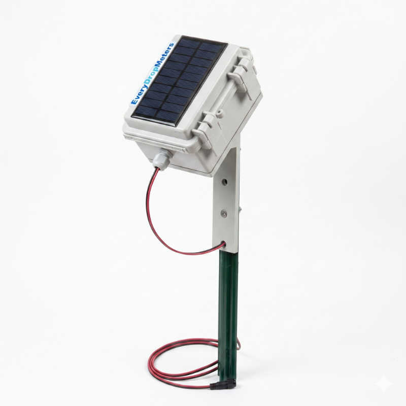 EveryDrop STX-100 Solar Powered Wireless Flow Meter Transmitter
