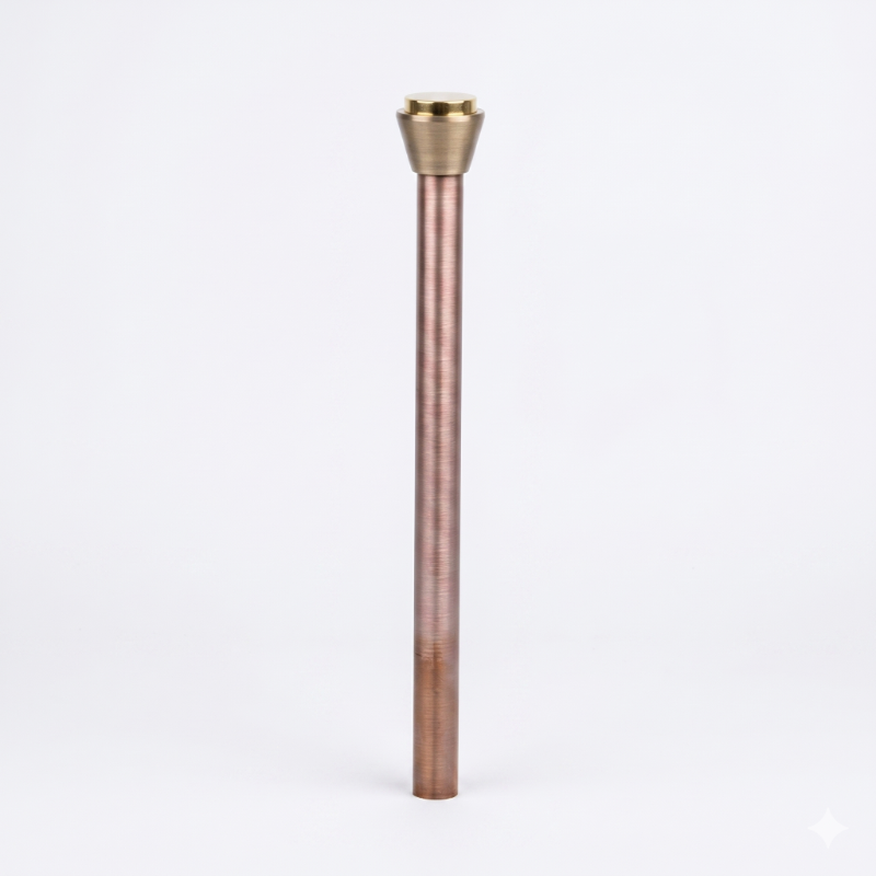 FX Luminaire P-1LED-8RA-CU Petite 1LED 8-Inch Riser Natural Copper