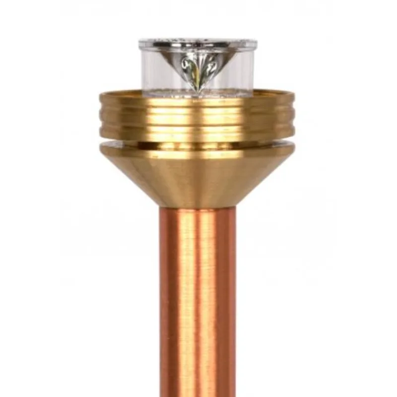 FX Luminaire P-1LED-12RA-CU Petite 1LED 12-Inch Riser Natural Copper