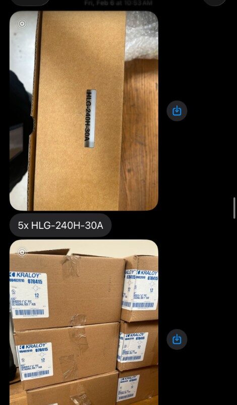 Mean Well HLG-240H-30A driver image