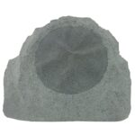 TruAudio RK-8-GY Elements 8 in. Outdoor Rock Speaker, Gray (RK-8-GY)