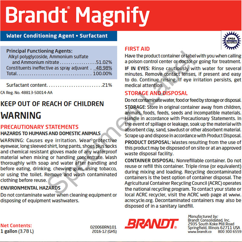 Brandt Magnify Surfactant - 1 gal (02006BRN101)