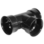 ADS Soiltight Tee, Bell-End 8" HDPE Dual Wall Injection Molded N-12, Black| DFD862ST (0862ST)