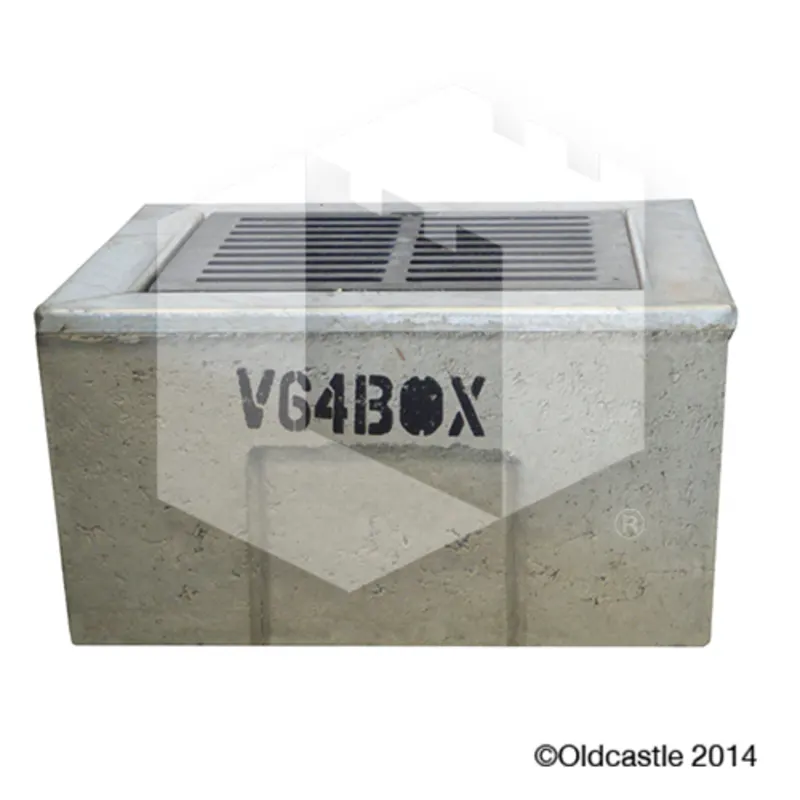 Oldcastle Christy V64 18-3/8" Square Concrete Drain Box (1000335)