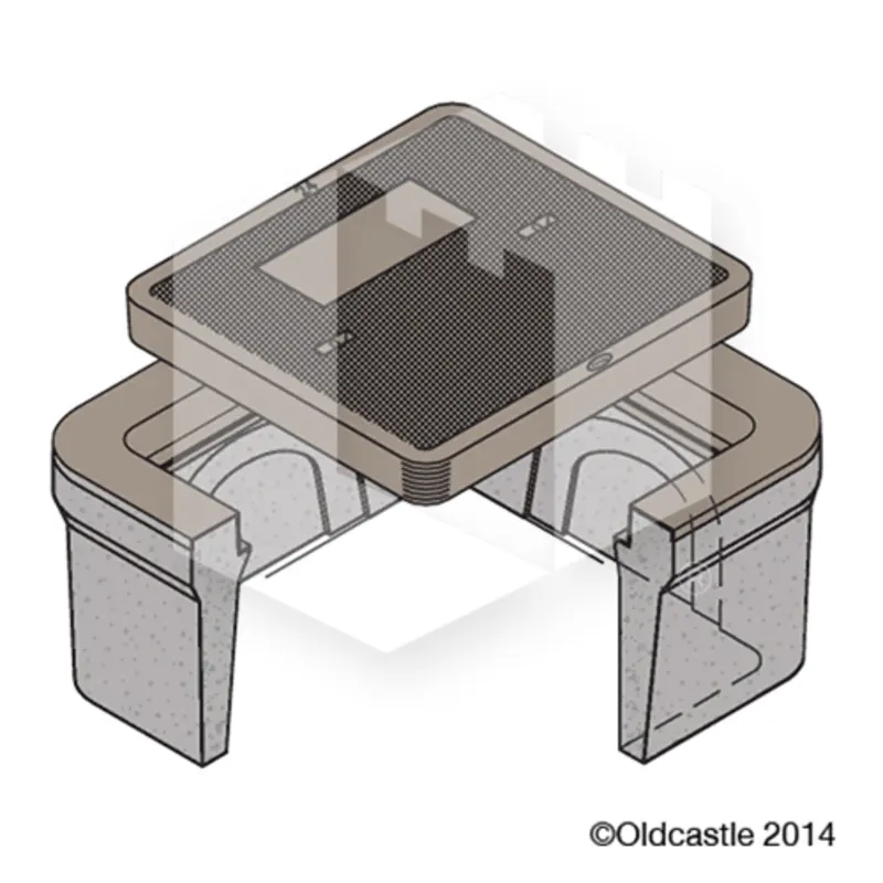 Oldcastle Infrastructure B24 Irrigation Concrete Water Lid (1003630)