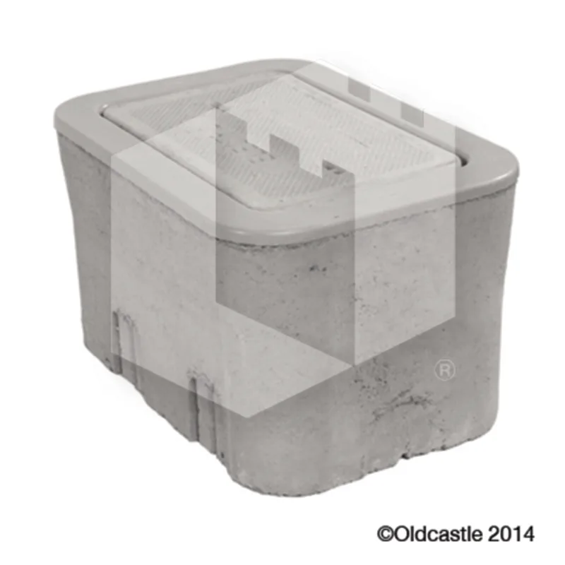 Oldcastle Infrastructure B09 Meter Box Concrete Water Lid (1020100)