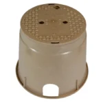 NDS Standard 10" Round Overlapping Valve Box, Polypropylene/HDPE, Sand (111BC SAND)