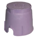 NDS Standard 10" Round Overlapping Valve Box, Polypropylene/HDPE, Purple (111PBCR)