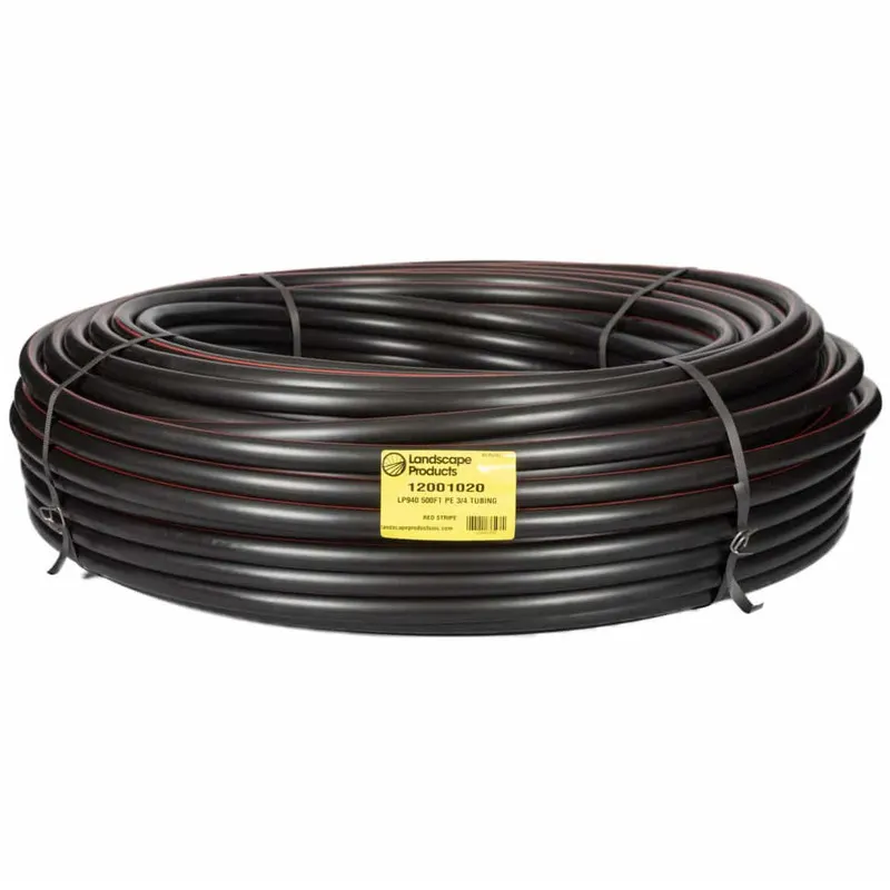 Landscape Products Tolleson LP940 3/4 in Drip Tubing Red Stripe - 500 ft Roll (11200202)