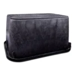 NDS Standard Jumbo 13" x 20" 12" Deep Overlapping Polypropylene/HDPE Valve Box, Black (117BC BLK)