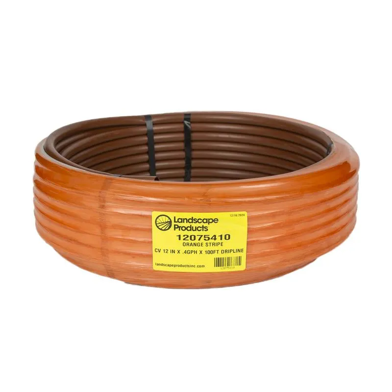 Landscape Products Tolleson EZ-ID-CV 17MM Dripline - .4GPH Emitters 100 ft Roll x 12 in Spacing (12075410)