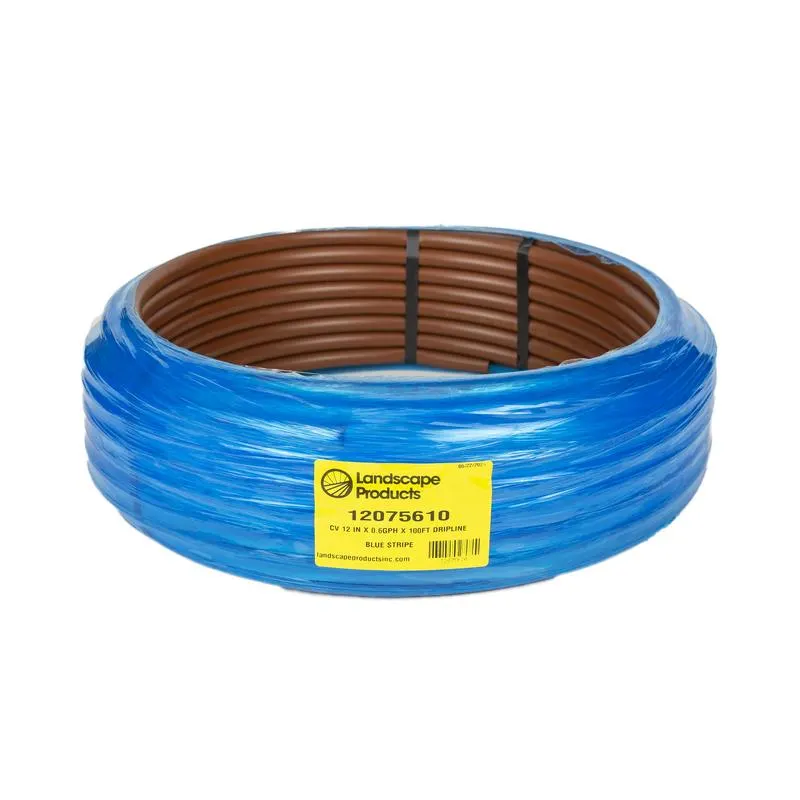 Landscape Products Tolleson EZ-ID-CV 17MM Dripline - .6GPH Emitters 100 ft Roll x 12 in Spacing (12075610)