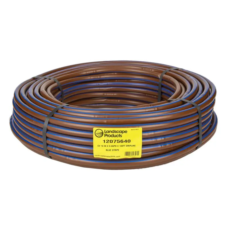 Landscape Products Tolleson EZ-ID-CV 17MM Dripline - .6GPH Emitters 100 ft Roll x 18 in Spacing (12075640)
