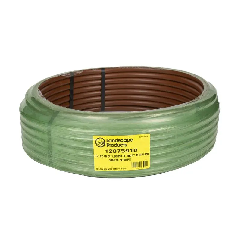Landscape Products Tolleson EZ-ID-CV 17MM Dripline - 1GPH Emitters 100 ft Roll x 12 in Spacing (12075910)