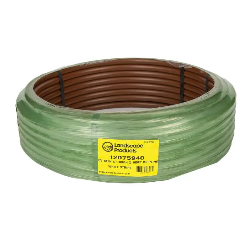 Landscape Products Tolleson EZ-ID-CV 17MM Dripline - 1GPH Emitters 100 ft Roll x 18 in Spacing (12075940)