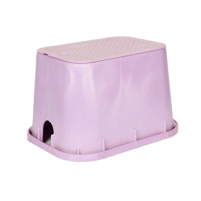 Carson 1220 Valve Box 20" x 12" 12" Deep T-Lid HDPE Purple (12201070)