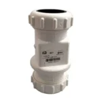 NDS 1-1/2" IPSCompression 125 psi Static at 72 Degrees F White PVC Sump Pump Check Valve (1400-15)