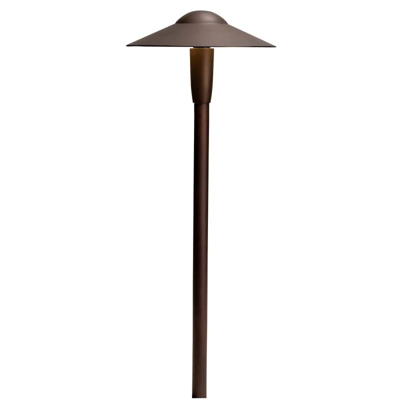 Kichler 15810 Path Light, Architectural Bronze LED 3000K (15810AZT30R)