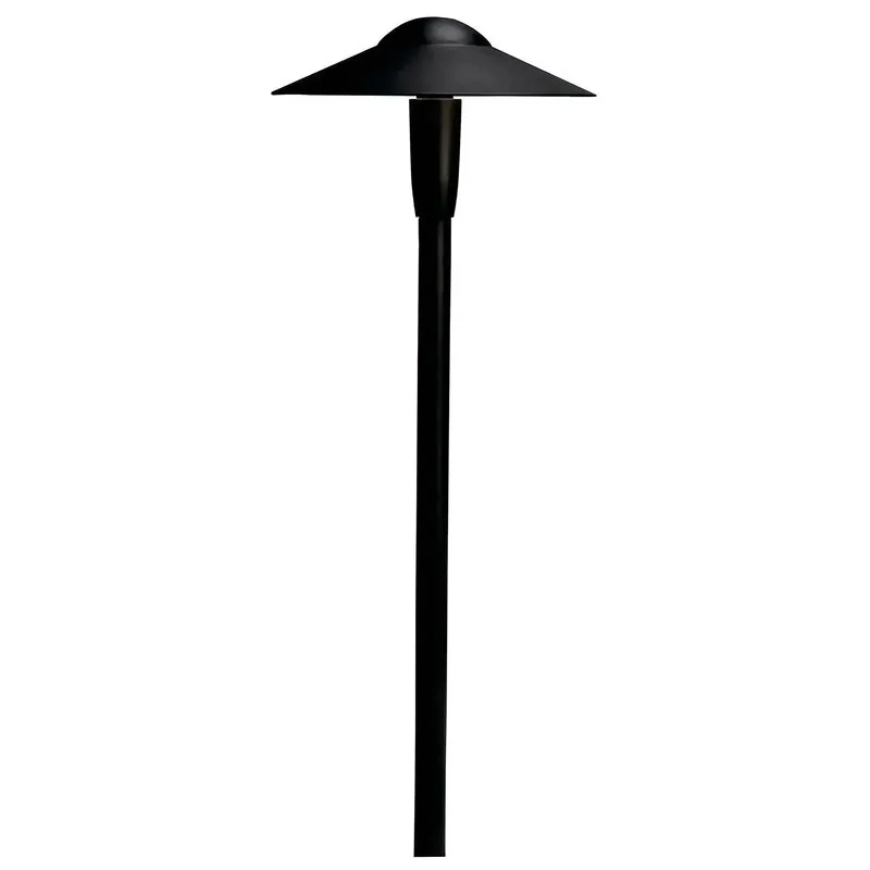 Kichler Warm-White LED Dome Path Light 2700K - Black (15810BKT27R)