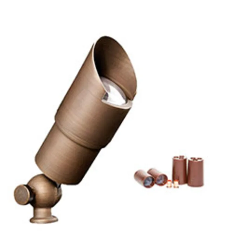 Advantage Lightsource Micro Cast Bullet Up Light In Natural Bronze - No Lamp (19700005)