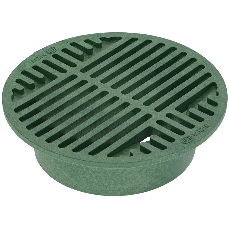National Diversified Sales Inc 8 in Round Drain Grate Green (20)